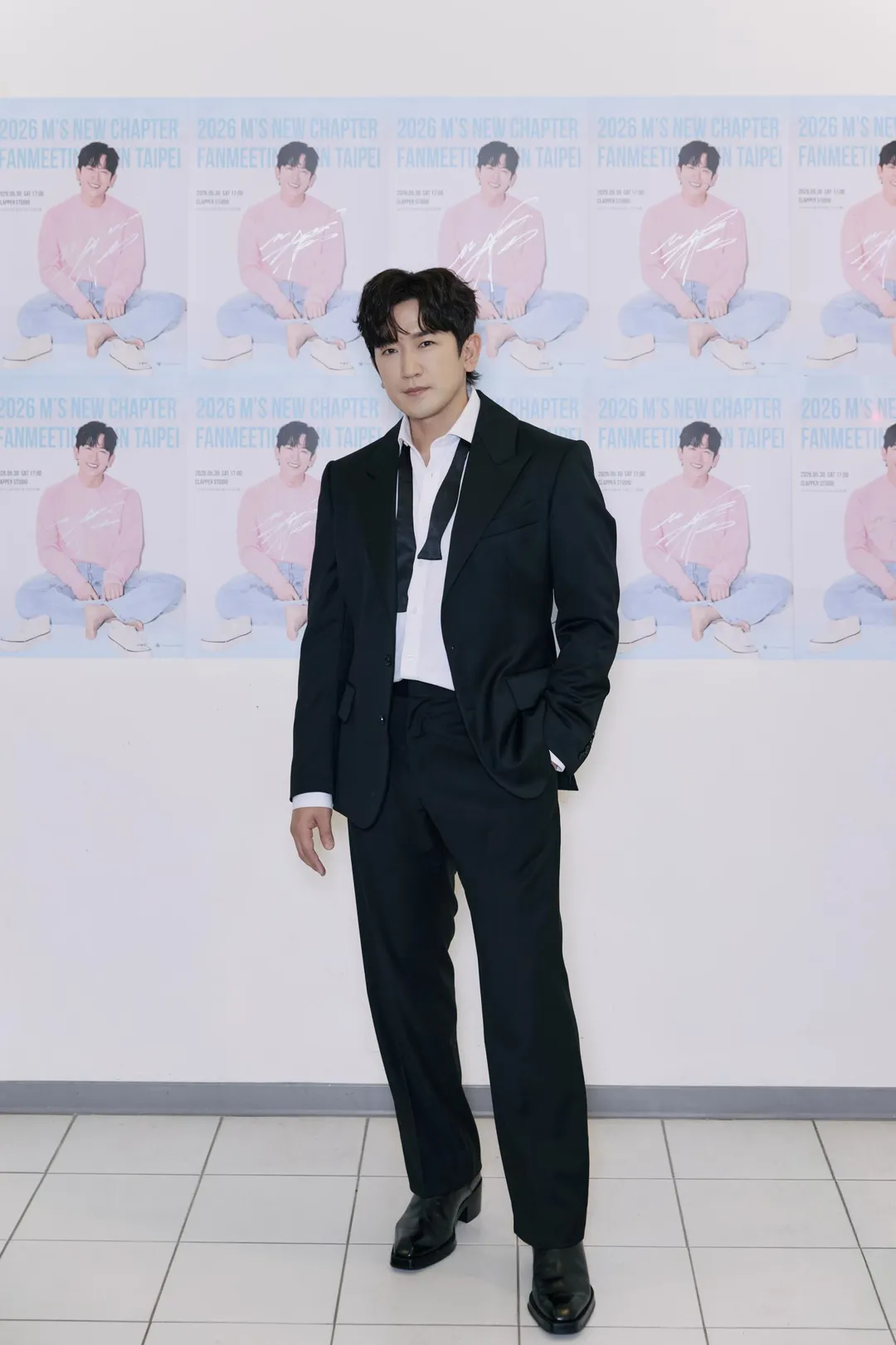 韓國元祖男團神話成員李玟雨30日來台舉辦見面會。(圖/FU Entertainment 提供)