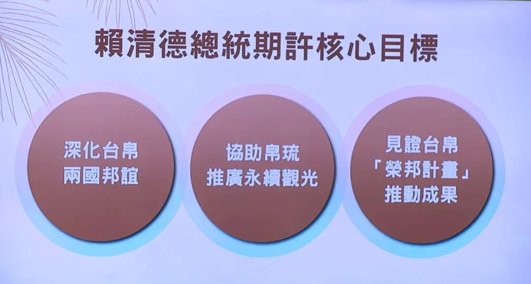 蕭美琴副總統出訪目標有三。（總統府YT）