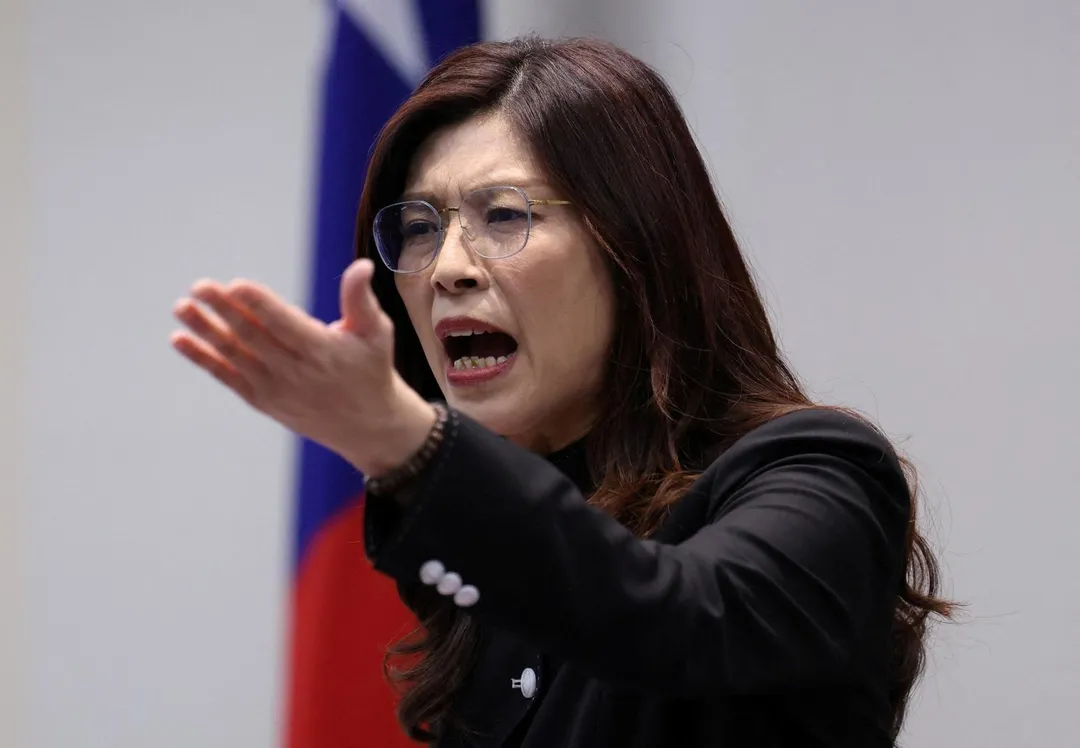 鄭麗文率團訪美。（圖／路透）