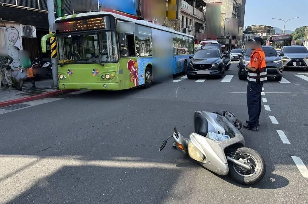 車禍現場。（圖／警方提供）