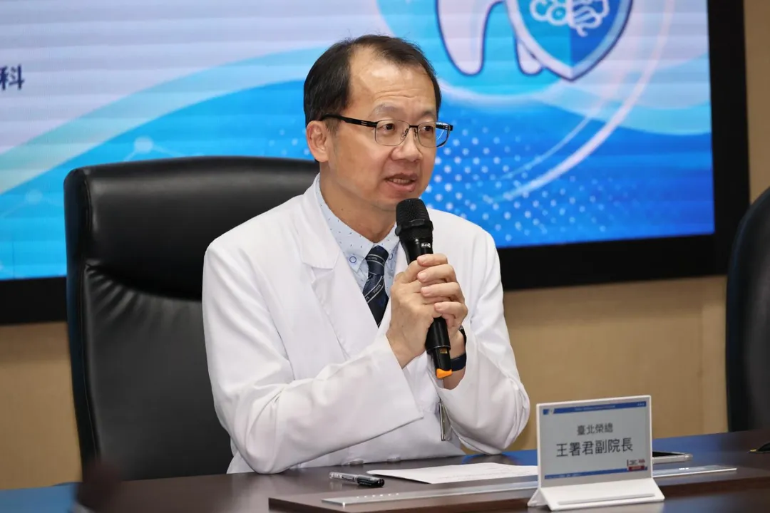 王署君副院長表示，本研究發現缺牙及咬合問題可能是失智症的危險因子之一，即口腔健康不只是牙科問題，更與大腦健康息息相關，需重視並提早預防。（圖／臺北榮總）