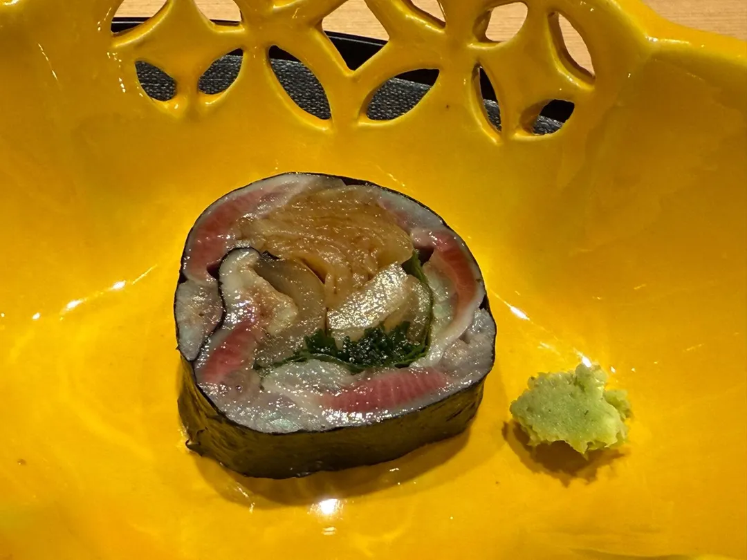 沙丁魚壽司捲。（圖／黃宏輝提供）