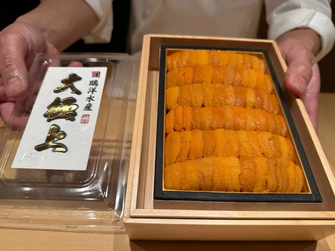 大極上珍稀海膽。（圖／黃宏輝提供）