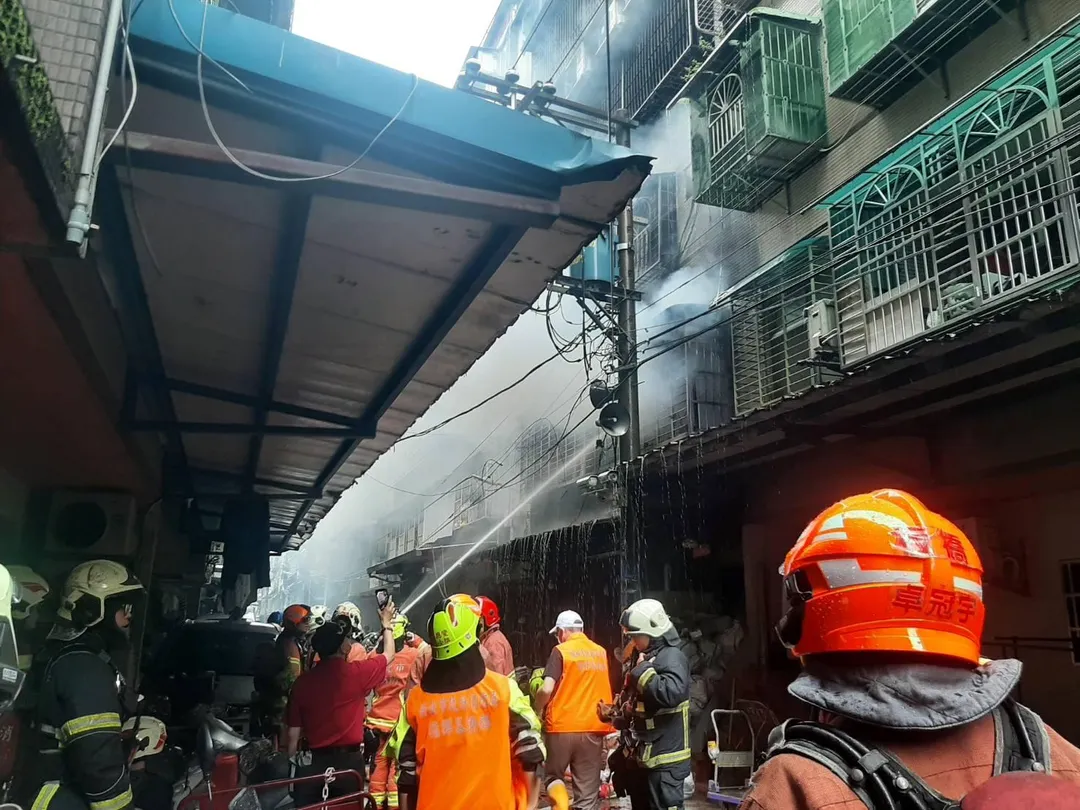 板橋火警。（圖／新北市消防局提供，下同）
