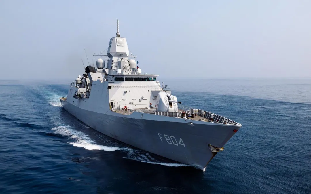荷蘭皇家海軍德魯伊特號護衛艦。（圖／翻攝荷蘭皇家海軍FB「Koninklijke Marine」）