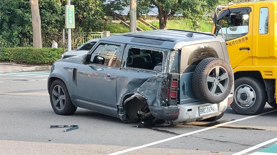 車禍現場。（圖／中天新聞）