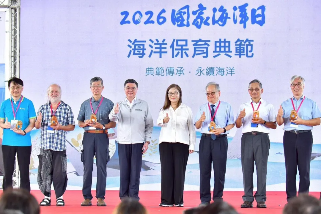 卓榮泰出席「2026第七屆國家海洋日」活動。（圖／翻攝卓榮泰臉書）
