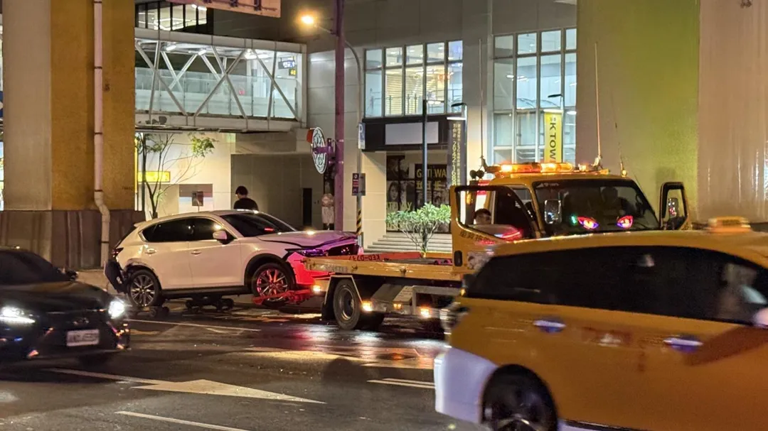 車禍現場。(圖/警方提供)