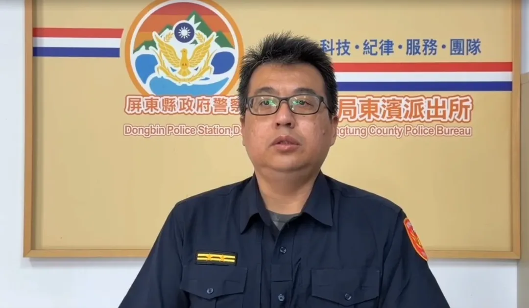 東港警分局東濱派出所長李毅信。（圖／警方提供）