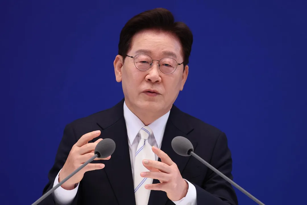 南韓總統李在明。(圖/美聯社)