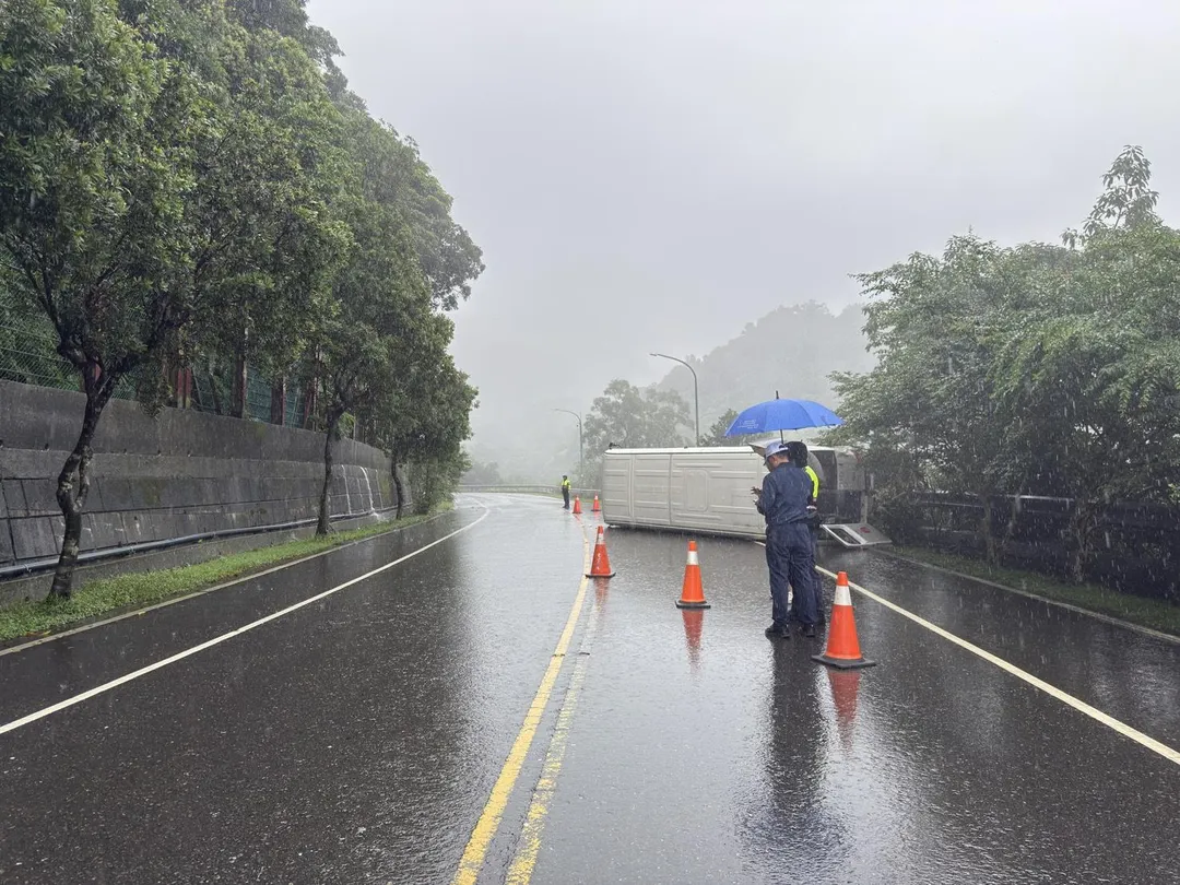 &nbsp;車禍現場。（圖／警方提供）