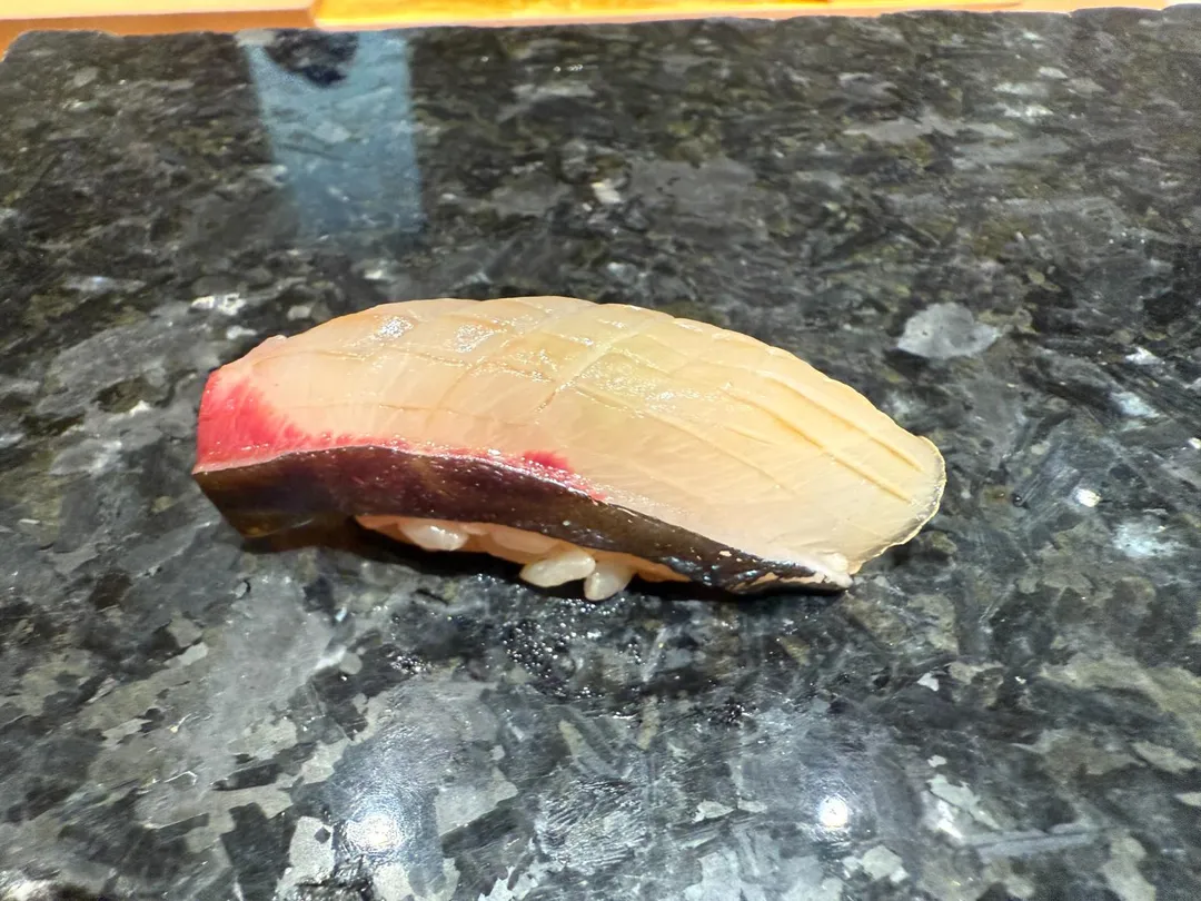白魽握壽司。(圖/黃宏輝提供)