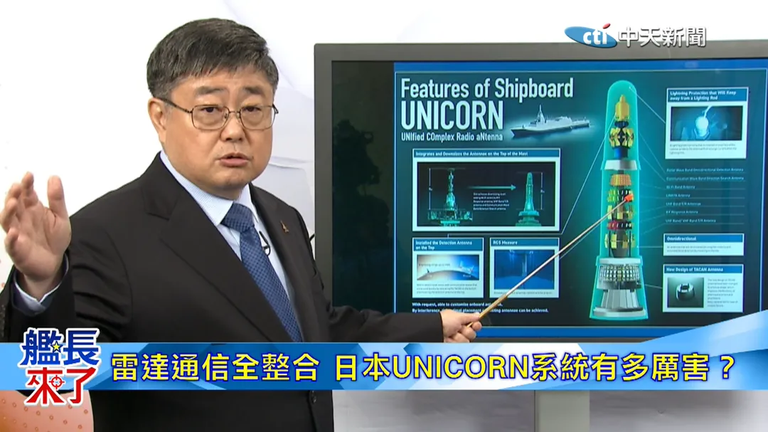 呂禮詩12日主持《艦長來了》。（圖／中天新聞）