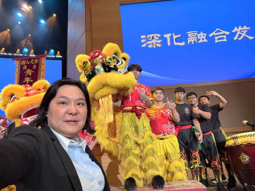 陳玉珍13日出席海峽論壇開幕式。（圖／翻攝陳玉珍臉書）