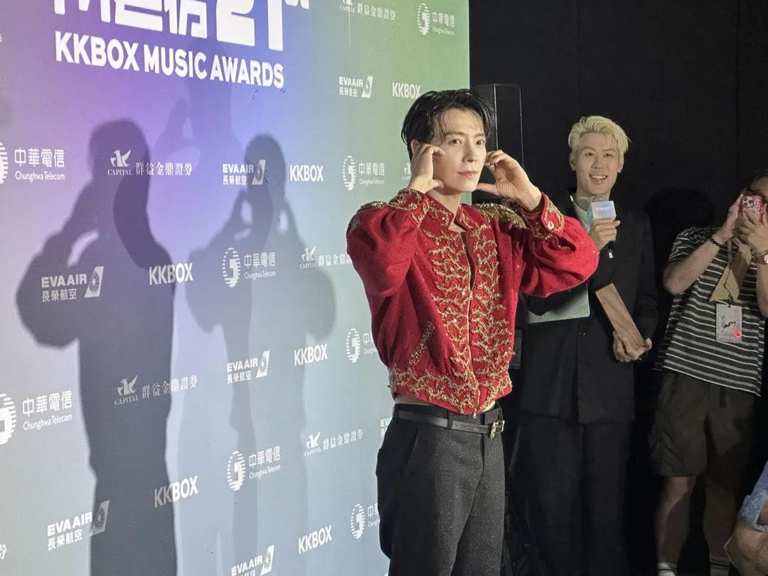 Super Junior成員東海首度以個人身分登上「第21屆KKBOX風雲榜演唱會」，（圖／記者 伍映澄 攝）