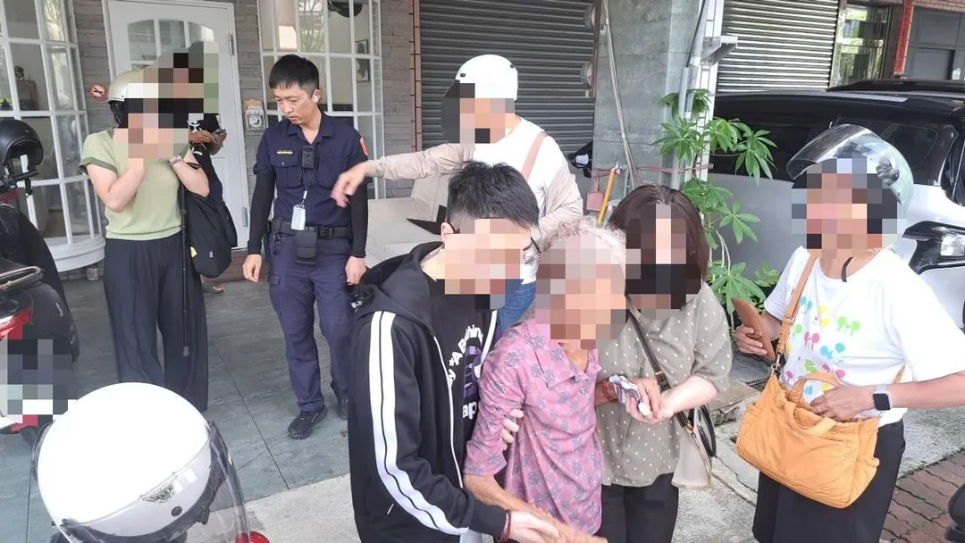 高姓長者自離家至尋獲歷時約25小時，所幸平安無恙。（圖／警方提供）