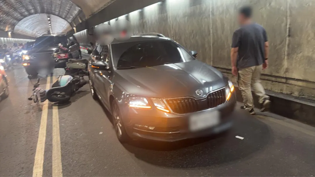 車禍現場。（圖／警方提供）