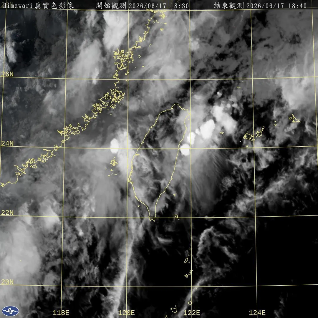 5縣市強風特報。(圖/氣象署)