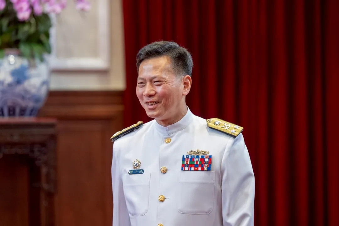 前國防部長辦公室參謀主任簡士淵，成為濱海作戰指揮部首任指揮官。(圖/總統府)