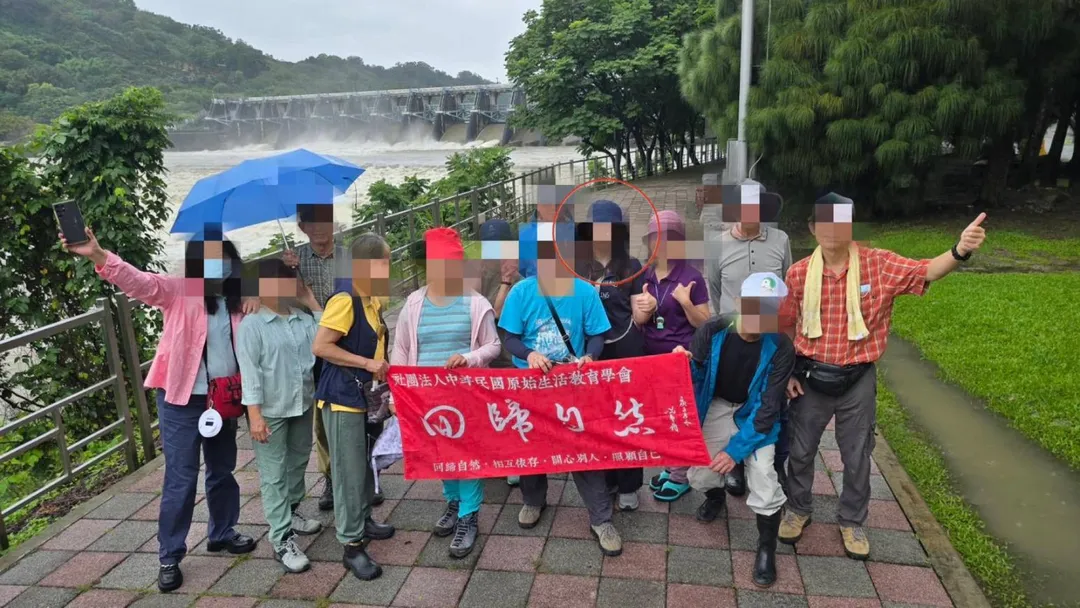 4名死者中的紀女(紅圈處)。(圖/中天新聞)