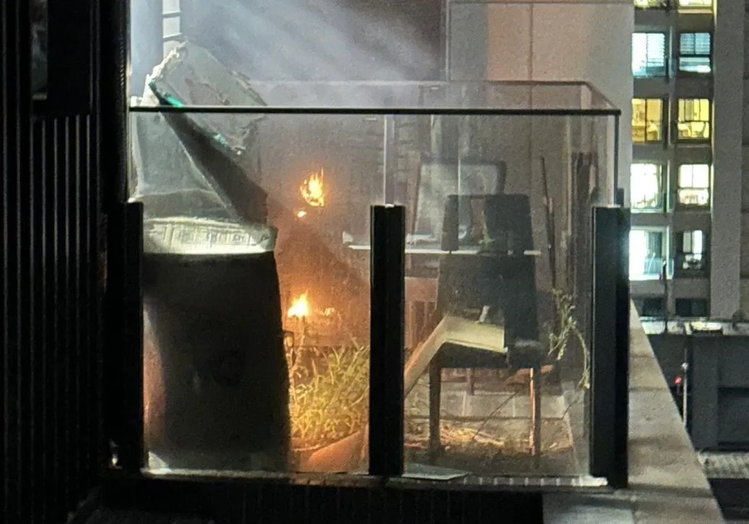 火災現場。（圖/記者爆料網）