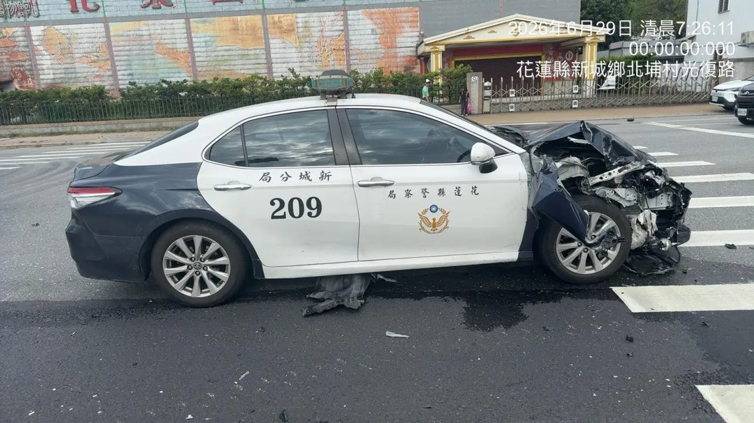 車禍現場。(圖/中天新聞)