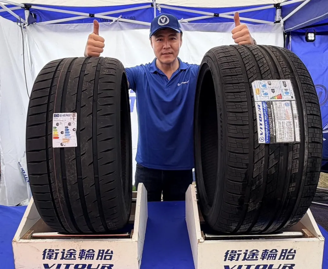 劉至翰近期跨界輪胎產業，擔任輪胎品牌的品牌暨行銷總監。（圖／民視提供）