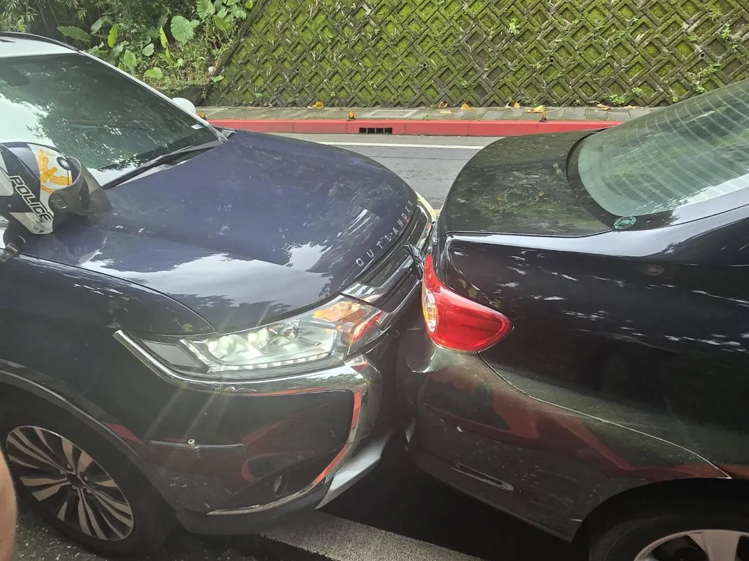 車禍現場。(圖/警方提供)