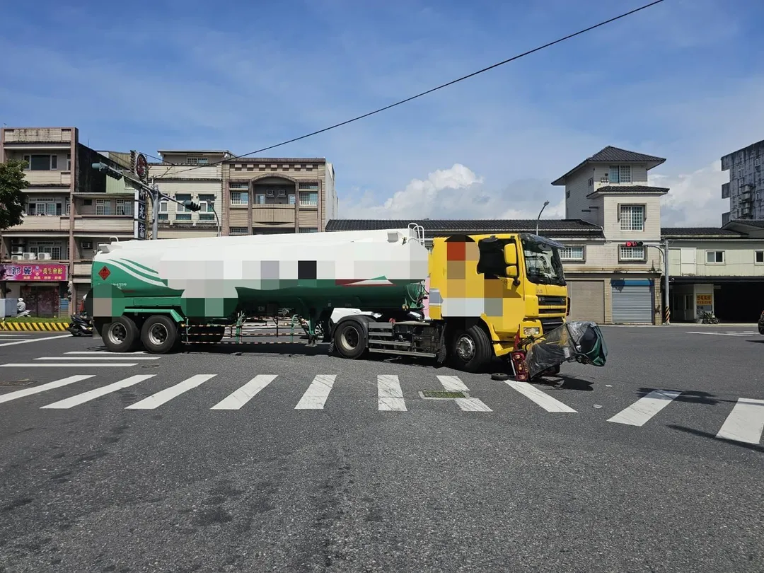 車禍現場。（圖／警方提供）