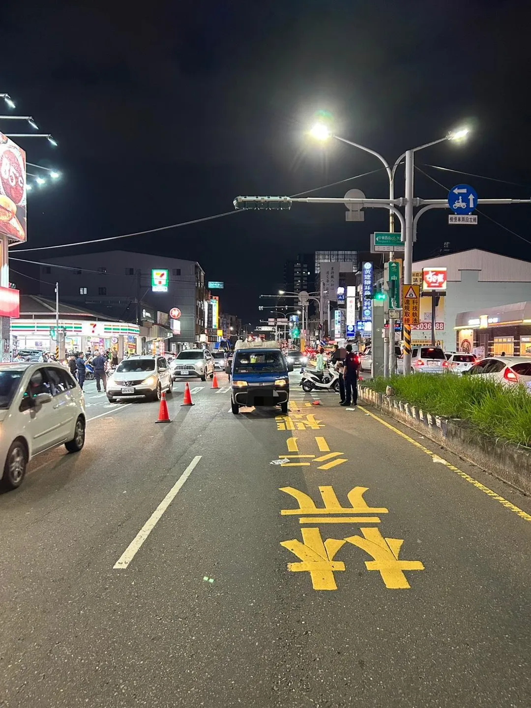 車禍現場。(圖/中天新聞)