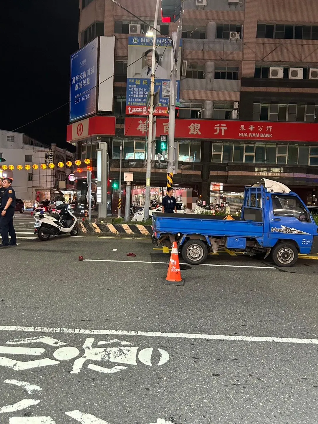 車禍現場。(圖/中天新聞)