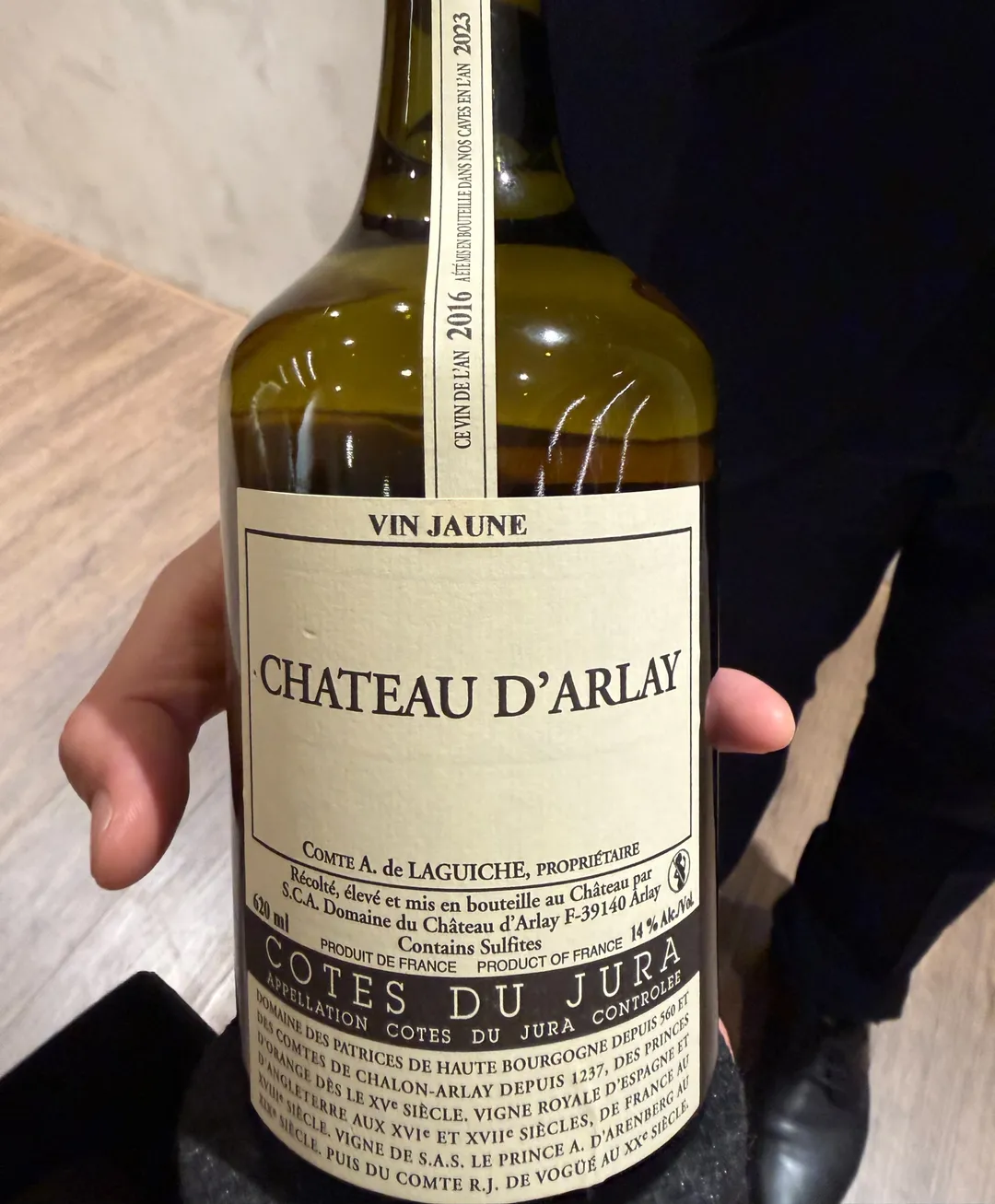 法國Jura黃葡萄酒。（圖／黃宏輝提供）