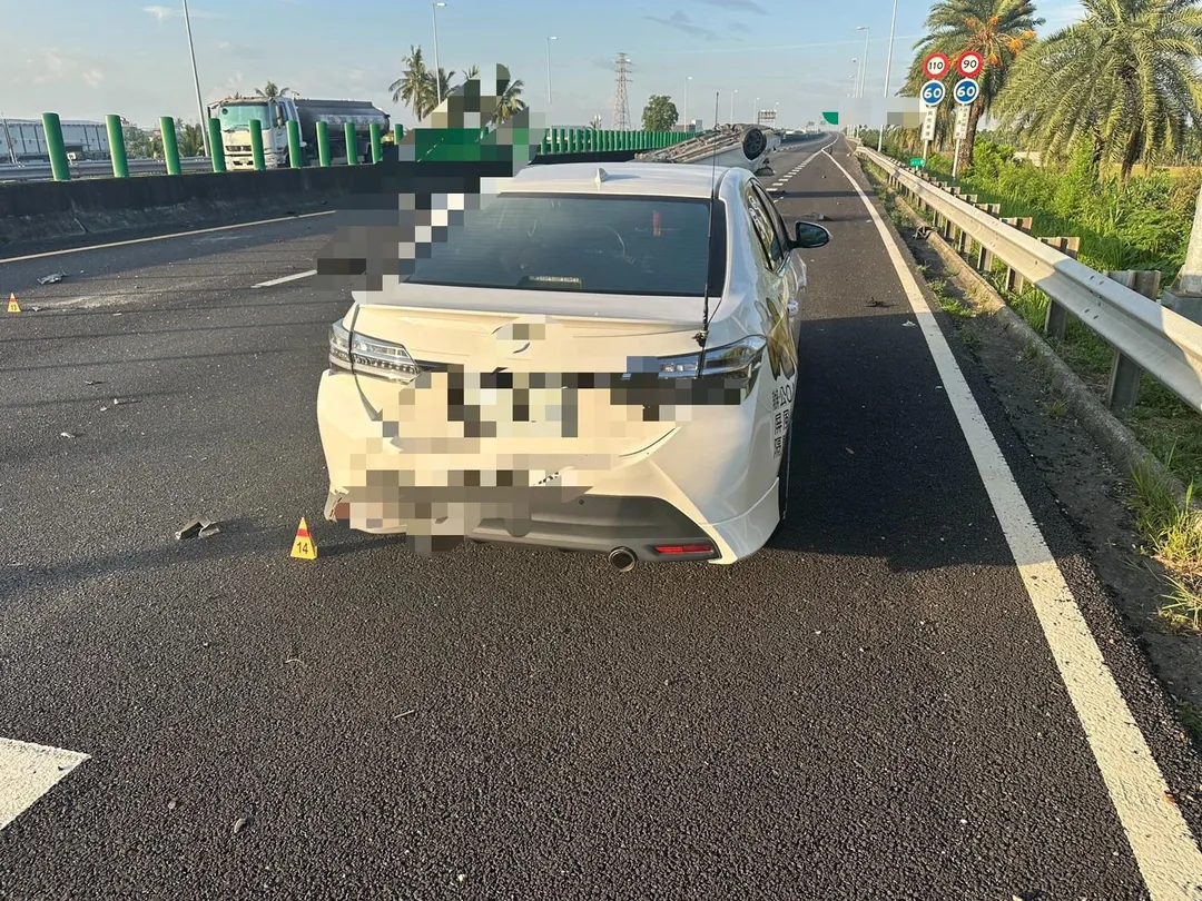 車禍現場。(圖/中天新聞)