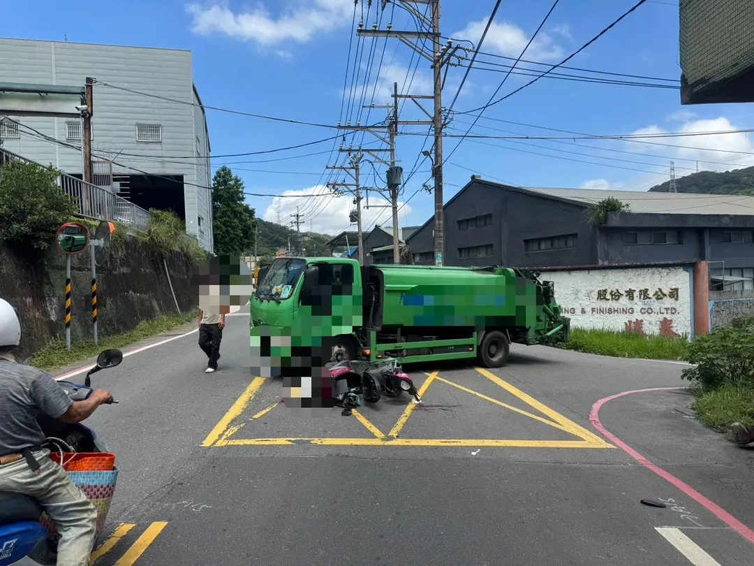車禍現場。（圖／警方提供）