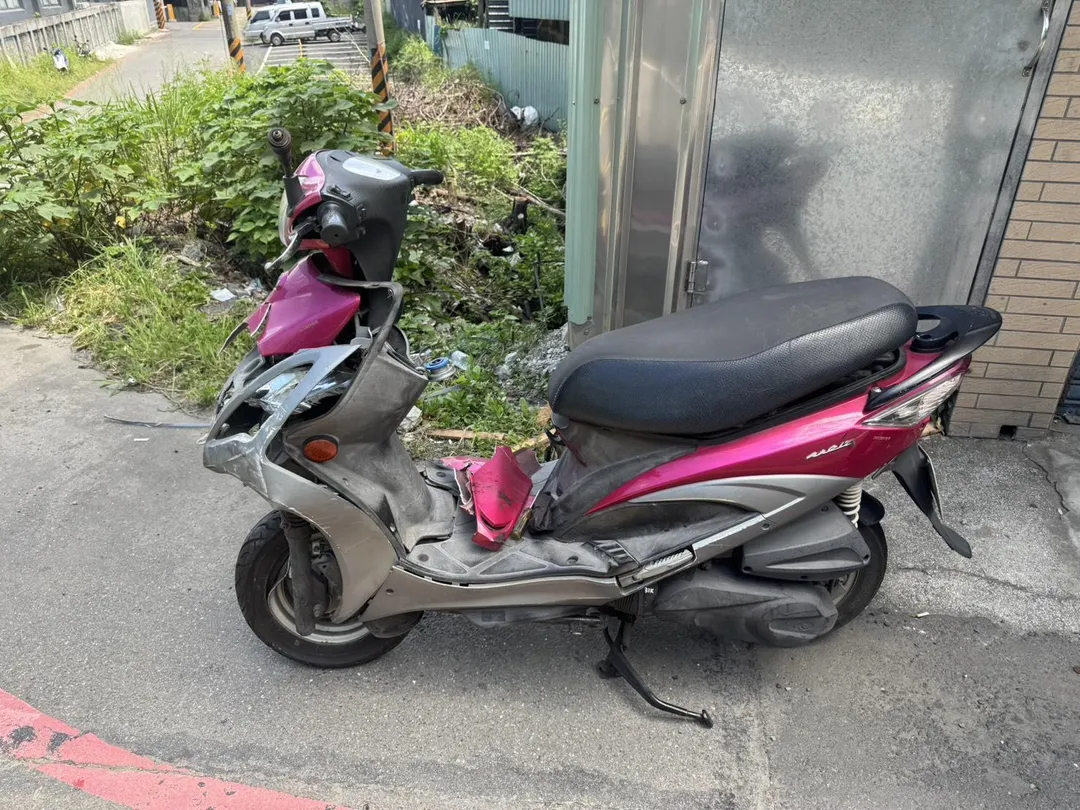 車禍現場。（圖／警方提供）