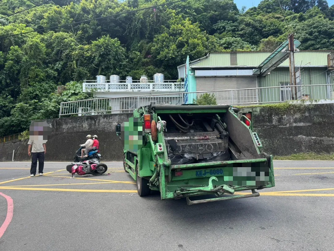 車禍現場。（圖／警方提供）