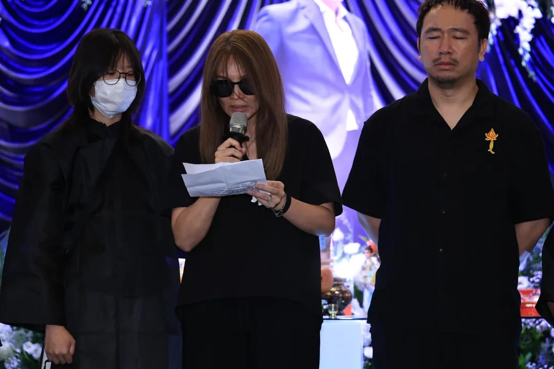 李佳綺4日出席傅子純告別式。(圖/民視提供)