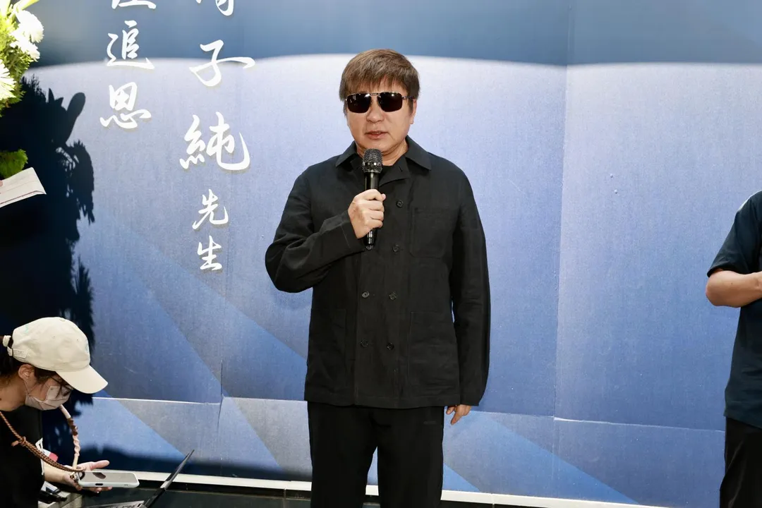 胡瓜4日出席傅子純告別式。（圖／民視提供）