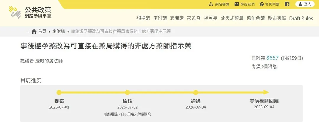 (圖/截自公共政策網路參與平台)