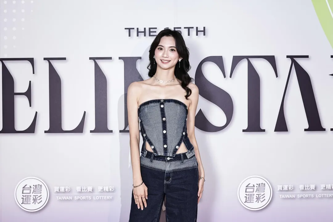 袁子筑是第1屆璀璨之星女模特兒組的學姐,當時年僅13歲。(圖/伊林娛樂 提供)