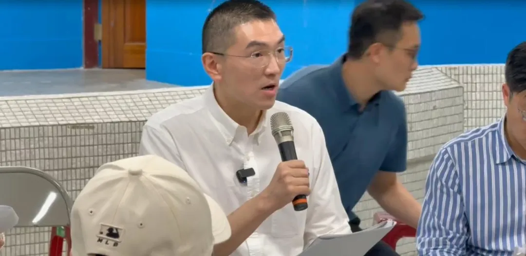 謝國樑表示將會協助受害家長們進行民事求償。（圖／中天新聞）