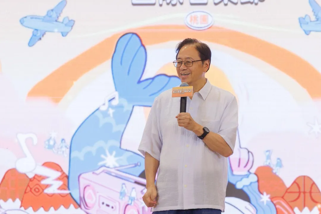張善政6日公開《2026桃園珍珠海岸國際音樂節》完整演出名單。（圖／中天電視提供）