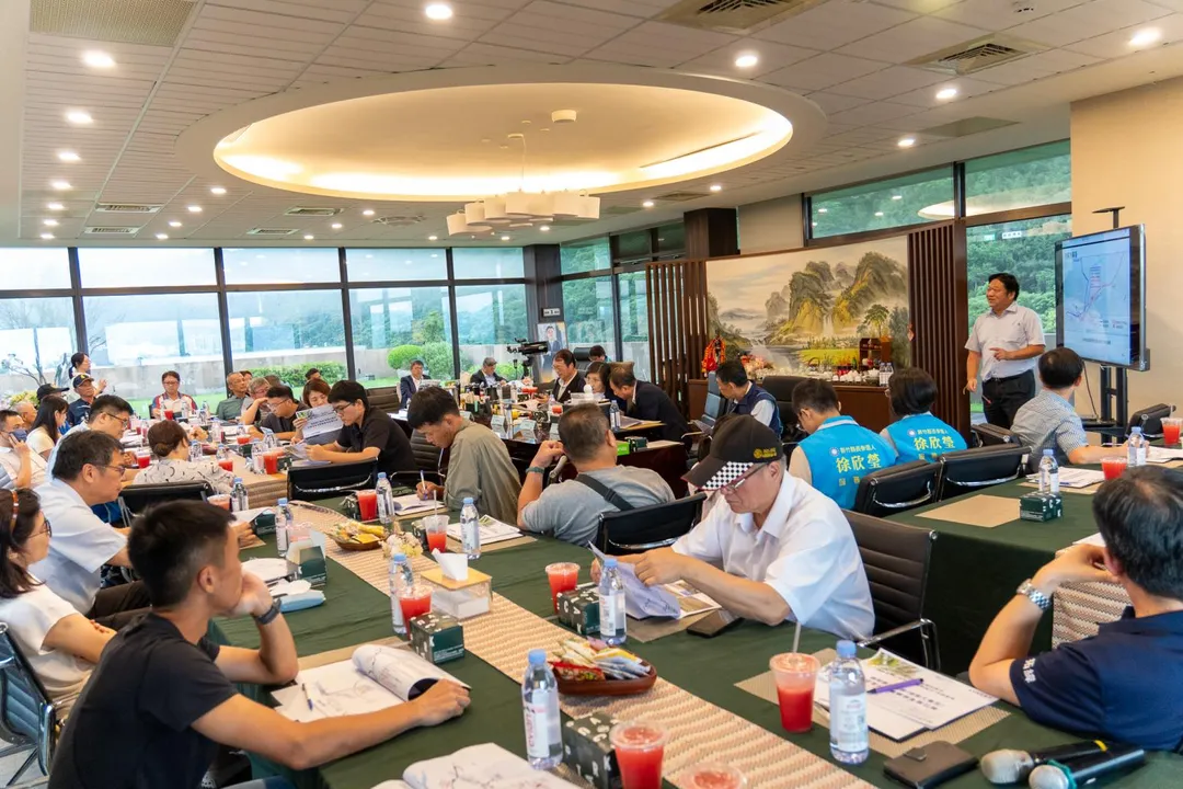 針對新竹縣芎林五華工業區用水，立委徐欣瑩辦公室近日召開協調會。（圖／徐欣瑩辦公室提供）