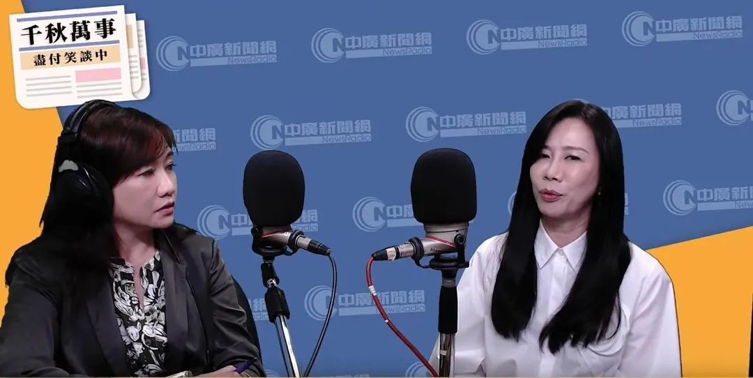 萬美玲受訪時表示若外界持續對他以及家人攻擊，將不排除提告（攝自千秋萬世YT直播）