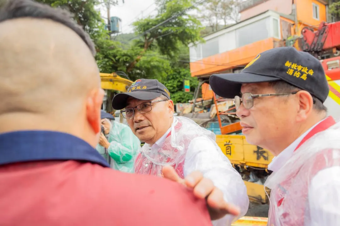侯友宜10日視察新北山區。（圖／翻攝侯友宜臉書）