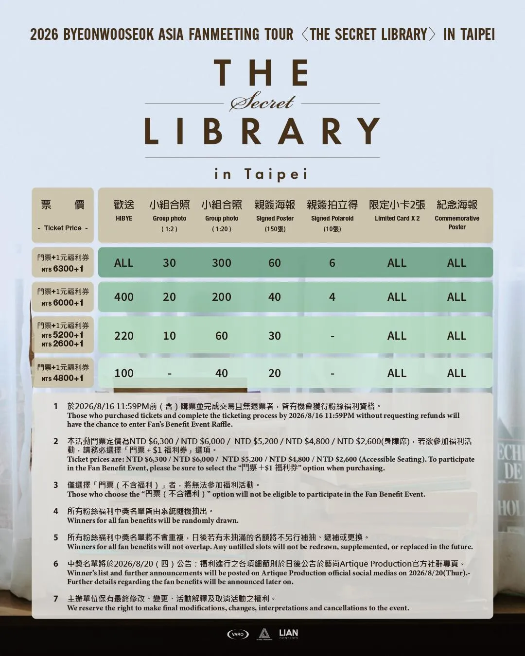 邊佑錫見面會福利圖。（圖／藝尚 提供）