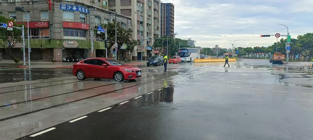 淡江大橋恢復通車。（圖／警方提供）