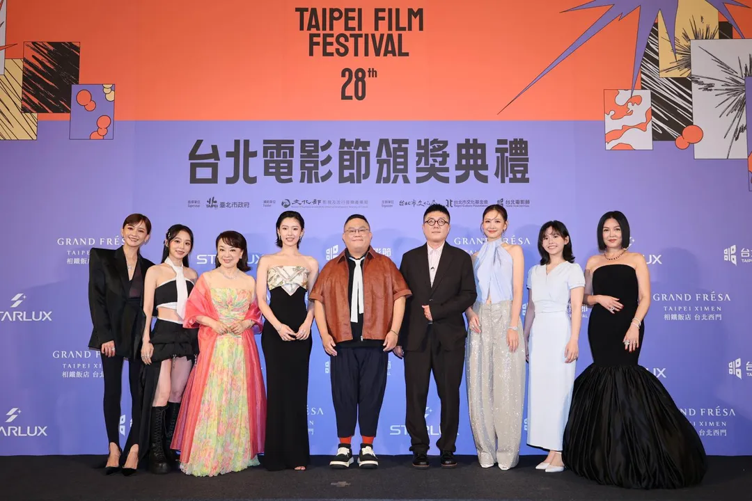 《陽光女子合唱團》劇組出席第28屆台北電影獎。（圖／台北電影節提供）