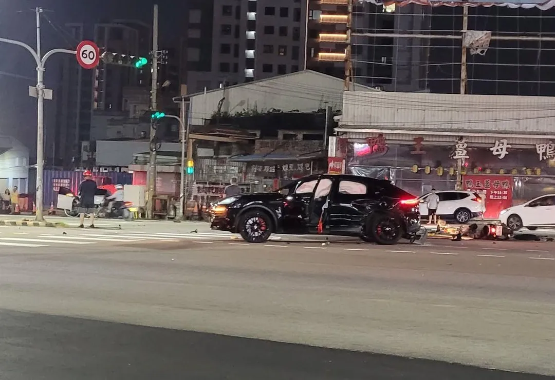 車禍現場。（圖／翻攝沙鹿之美臉書）