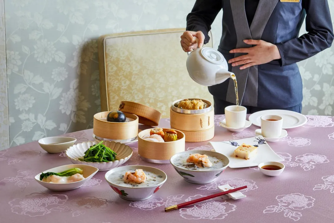 老饕最愛的「假日金龍中式早茶超值雙饗券」,每張 1,299 元,享 6 折優惠,以特惠價品味正宗道地港點。（圖/圓山大飯店提供）
